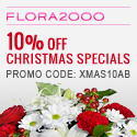 Flora2000 Christmas Offer, 10% off