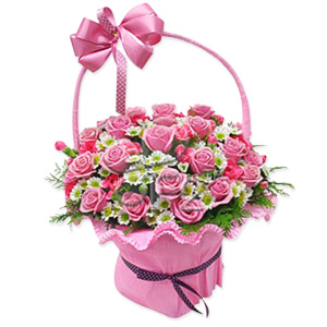 Precious - 102-267-10919 - Spring Pink roses symbolize grace and beauty as well as y sku 102-267-10919