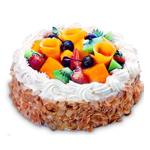 Fresh Fruit Cream Cake - 44oz/1.2kg