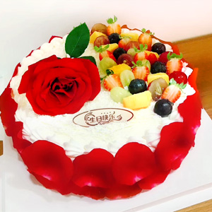 Fruit Flower Cake - 44oz/1.2kg