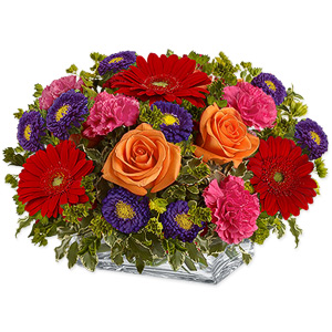 Square Mounded Centerpiece