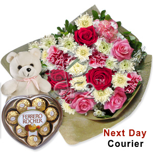 Kisses And Wishes - 104-190-7342 - Roses Wish your loved one everything they could wish the sku 104-190-7342