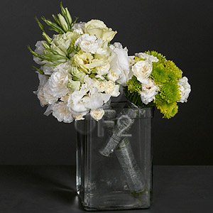 Pocket of posies, White